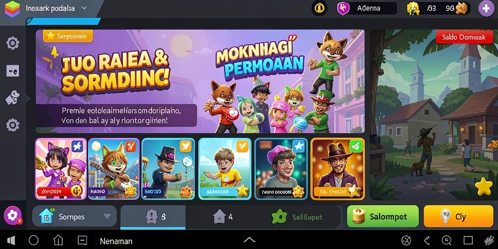 Fitur komunitas untuk interaksi antar pemain.