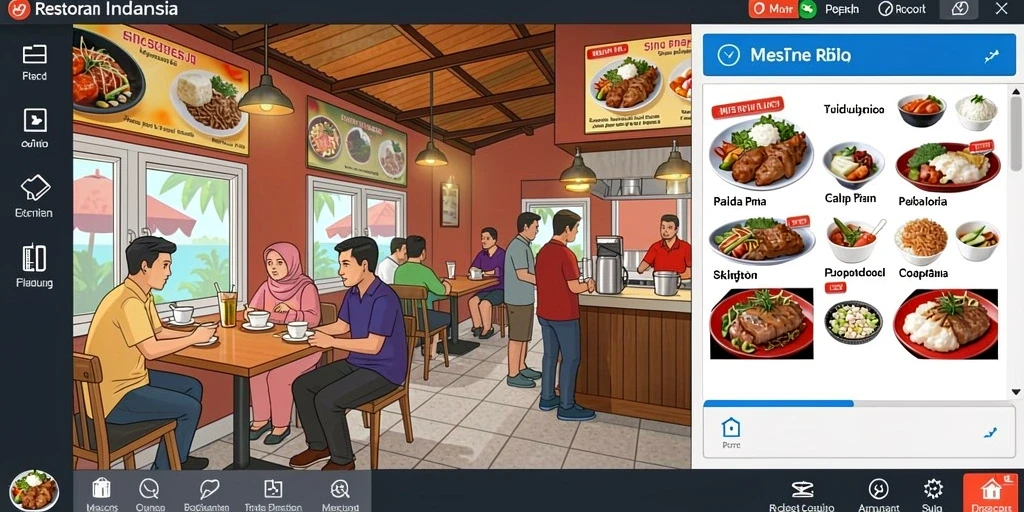 Berbagai karakter menarik untuk dipilih dan dimainkan.