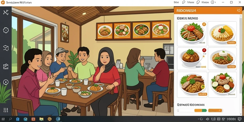 Antarmuka aplikasi yang mudah dinavigasi.